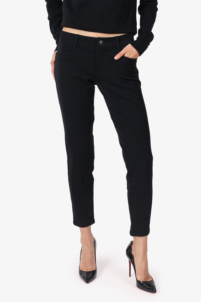 Prada Black Zip-up Pants Size 42