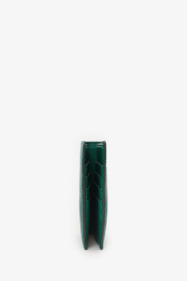 Hermes 2019 Green Alligator MC2 Copernic Bifold Wallet