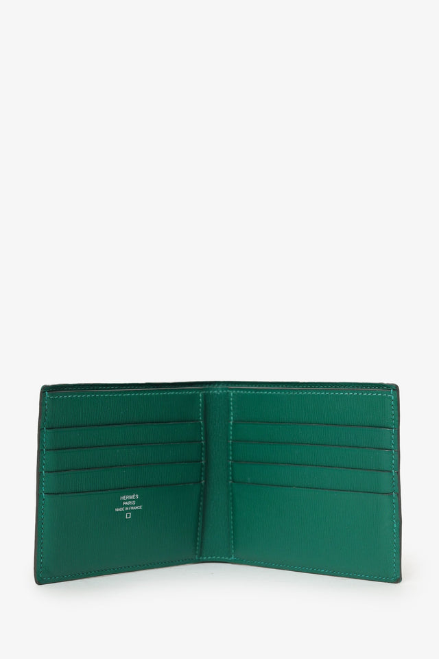 Hermes 2019 Green Alligator MC2 Copernic Bifold Wallet