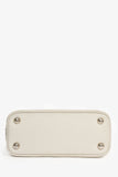 Prada Light Grey Mini Saffiano Promenade Tote with Strap