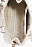 Prada Light Grey Mini Saffiano Promenade Tote with Strap