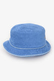 Hermes Blue Les Cabanes Bucket Hat Size 52