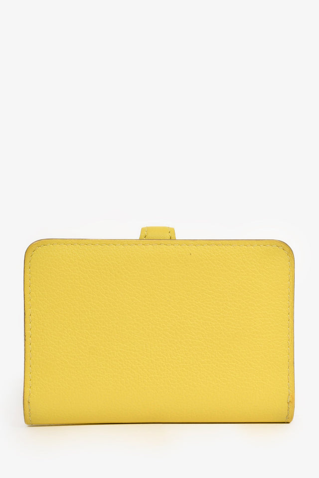 Hermes Yellow Leather 'Dogon'  Holder