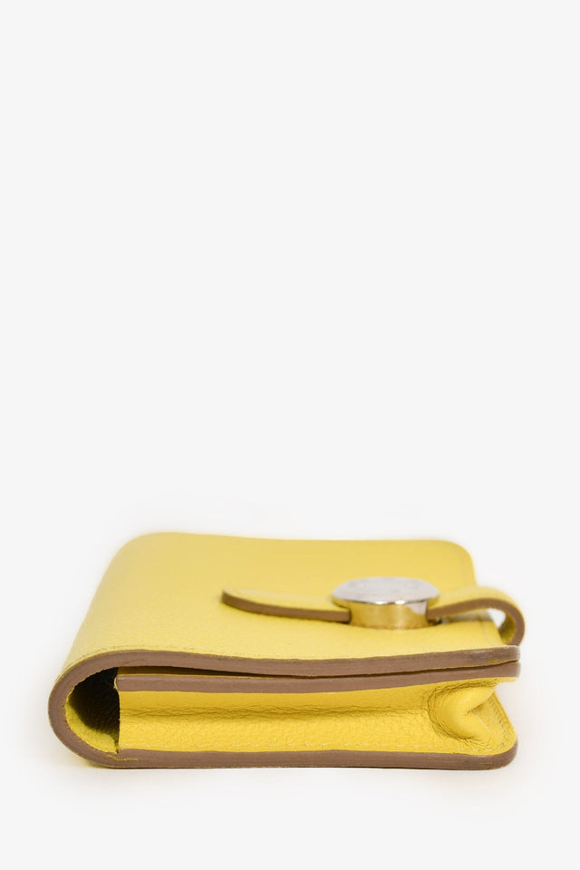 Hermes Yellow Leather 'Dogon'  Holder