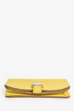 Hermes Yellow Leather 'Dogon'  Holder