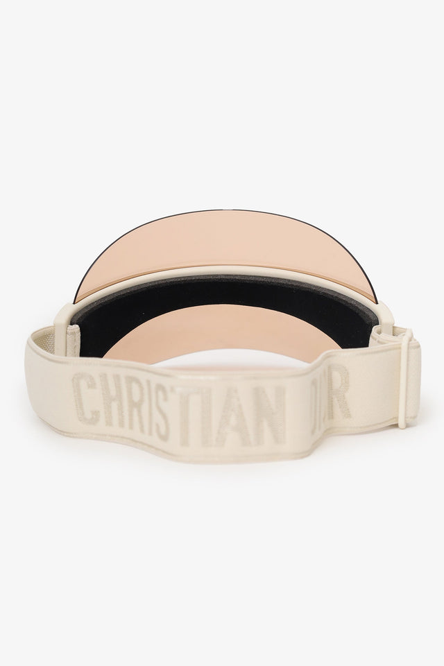 Christian Dior White/Pink Dior Club1 Visor