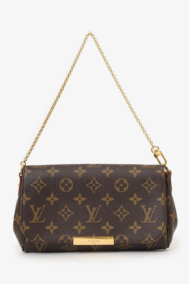 Louis Vuitton 2018 Monogram Favourite Pochette on Chain with Strap