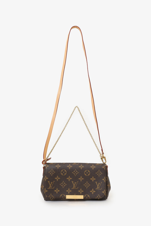 Louis Vuitton 2018 Monogram Favourite Pochette on Chain with Strap