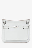 Hermes Light Grey Clemence Leather Jypsiere 28