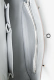 Hermes Light Grey Clemence Leather Jypsiere 28