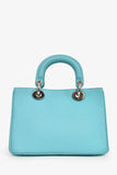 Christian Dior 2014 Teal Green Leather Diorissimo Top Handle with Strap