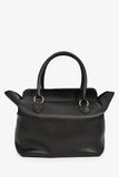Hermes Black Leather Tool Box 26 Top Handle With Strap