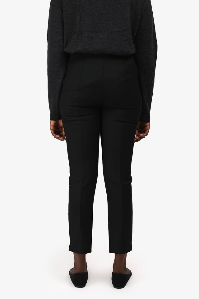 Prada Black Fitted Pleated Pants Size 44