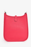 Hermes 2021 Pink Leather Evelyn TPM Crossbody PHW