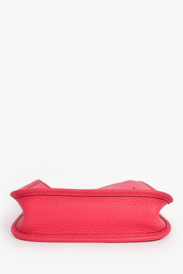 Hermes 2021 Pink Leather Evelyn TPM Crossbody PHW