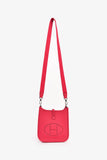 Hermes 2021 Pink Leather Evelyn TPM Crossbody PHW