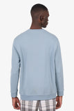 Hermes Blue Leather Embroidered Horse Sweater Size L Mens