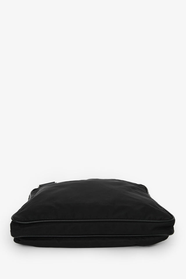 Prada Black Nylon Messenger Bag