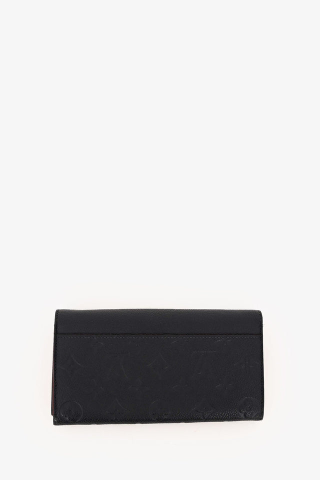 Louis Vuitton 2016 Navy Empreinte Sarah Wallet
