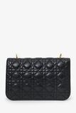 Christian Dior 2018 Black Lambskin Cannage Dioraddict Flap Bag