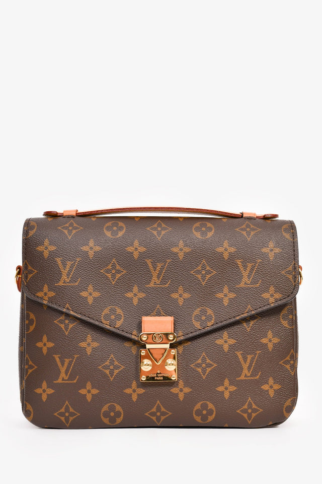Louis Vuitton 2019 Monogram Canvas 'Pochette Métis' Top Handle with Strap