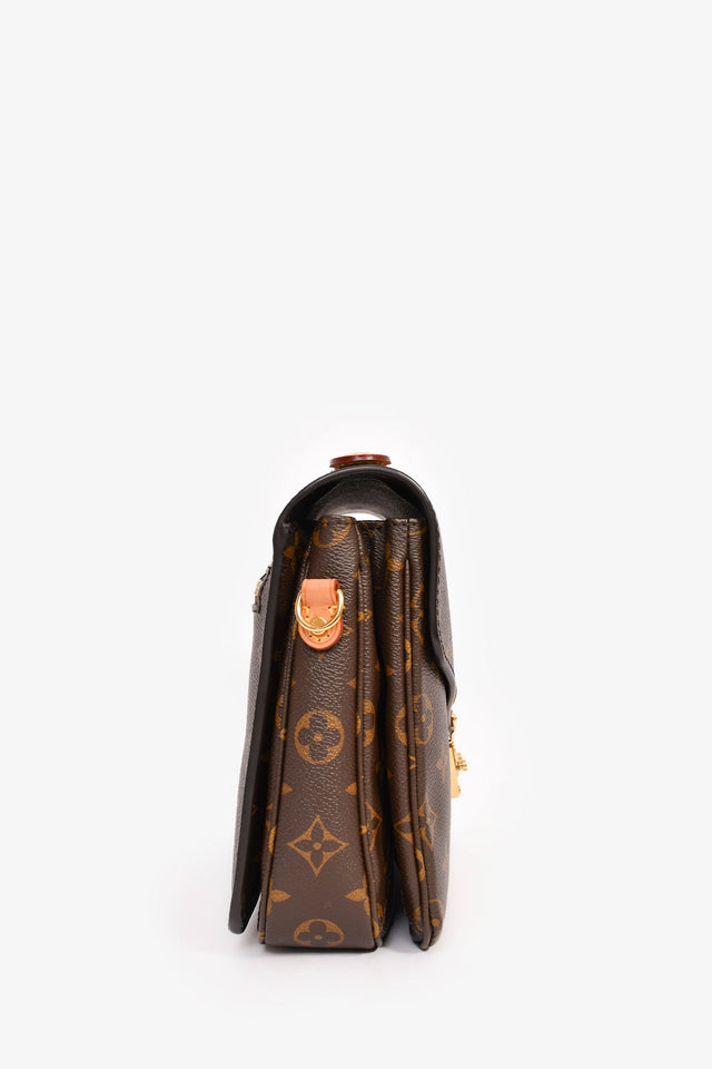 Louis Vuitton 2019 Monogram Canvas 'Pochette Métis' Top Handle with Strap