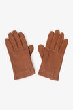 Hermes Brown Lambskin Bastille Gloves Size 7