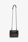 Christian Dior 2018 Black Embellished Cannage Mini Lady Dior Top Handle with Chain Strap
