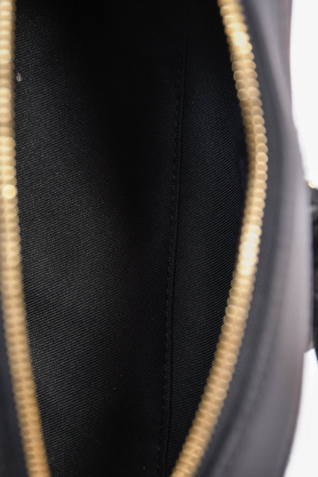 Louis Vuitton Monogram Leather Trimmed Tassel 'Saintonge' Camera Crossbody Bag