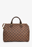 Louis Vuitton 2011 Brown Canvas/Leather Damier Ebene Speedy 30