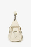 Christian Dior 2006 White Calfskin/Suede Rebelle Shoulder Bag