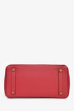 Hermes 2016 Rouge Clemence Leather Birkin 30 GHW