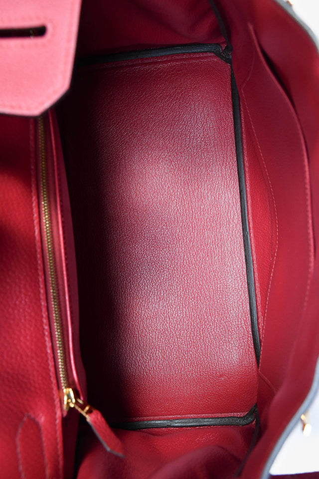 Hermes 2016 Rouge Clemence Leather Birkin 30 GHW