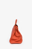 Hermes Coral Clemence Leather Kelly 40 with Strap