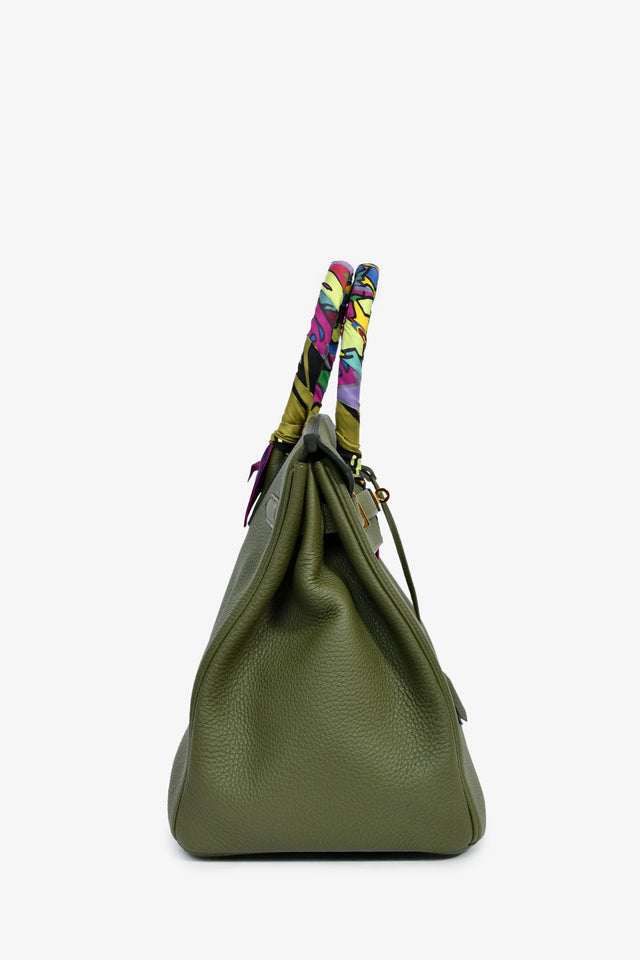 Hermes 2013 Green Canopee Togo Leather Birkin 35