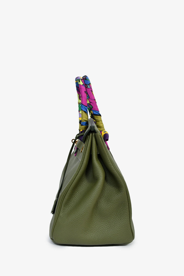 Hermes 2013 Green Canopee Togo Leather Birkin 35