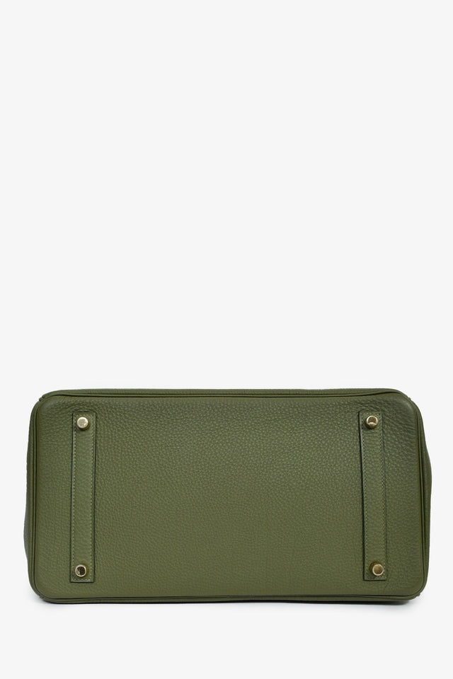 Hermes 2013 Green Canopee Togo Leather Birkin 35
