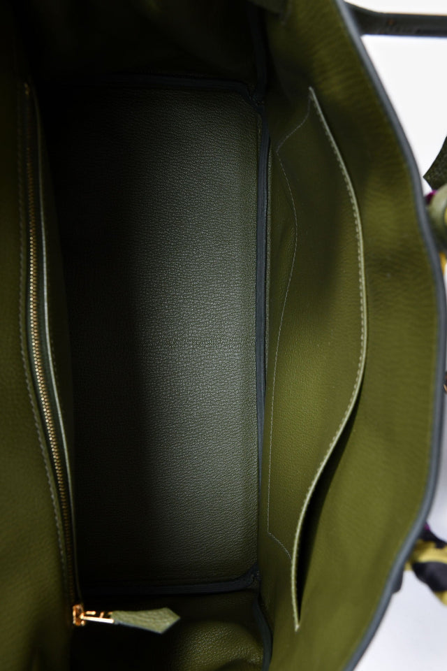 Hermes 2013 Green Canopee Togo Leather Birkin 35