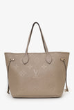 Louis Vuitton Empreinte Leather Handbags Neverfull MM With Pouch