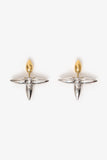 Louis Vuitton Gold/Silver Tone 'Louisette' Earrings