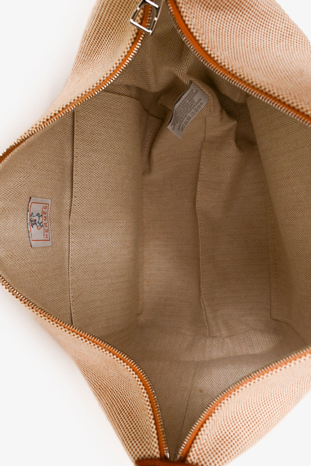 Hermes Large Toile Bride-A-Brac Cabriole Case