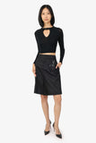 Prada Black Re-Nylon Bermuda Shorts With Pouch Size 40