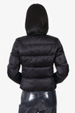 Prada Black Quilted Bomber Puffer Jacket Size 42