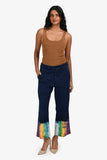 Christian Dior Navy Denim Tie Dye Jacket + Pants Sets Size 4/6