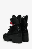 Louis Vuitton Black Suede Striped Combat 'Laureate' Boots Size 38