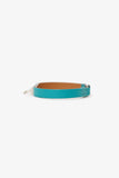 Hermes Blue Leather Rivale Mini Bracelet