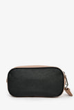 Prada Mauve/Black Saffiano Two-Tone Buckle Camera Bag