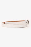 Hermes 2010 White Epsom Leather BeHapi Triple Tour Bracelet