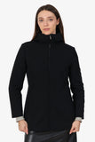 Prada Black Padded Zip-Up Jacket Size 42