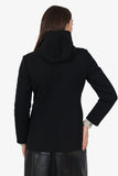 Prada Black Padded Zip-Up Jacket Size 42